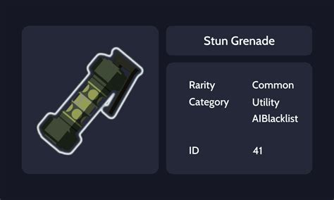 Stun grenade ror2 - As their run continues deeper and deeper, they will eventually find copies of items they've previously encountered. Picking up additional copies of an item is called "stacking" the item, and the total number of items of the same item is often called "stacks" of that item. All items in the game (with the exception of equipment and one special item.
